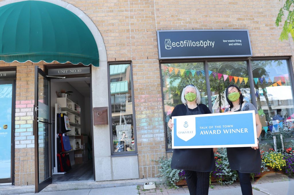 Ecofillosophy wins ‘Best Sustainable Shopping’ 2021 Talk of the Town Award