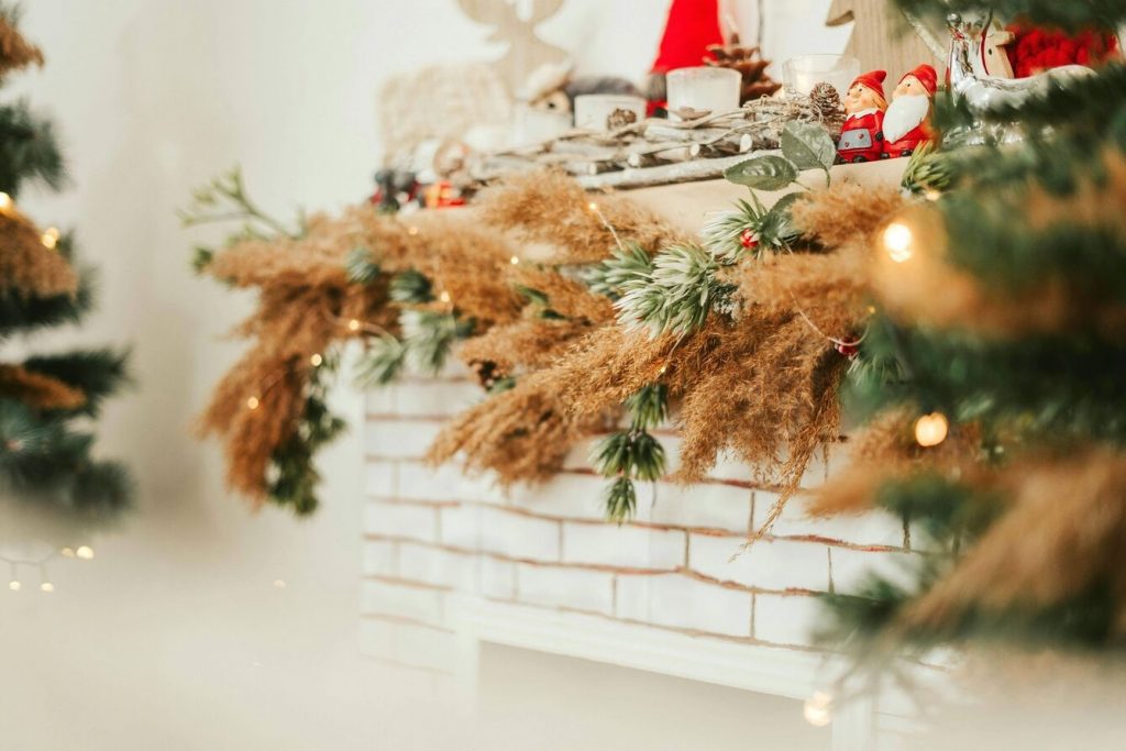 By the Chimney With Care: Adorn your holiday mantel with style and cheer Mantel with Garland Christmas Decor